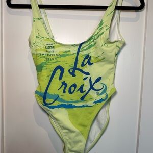 Women's One Piece Swimsuit - La Croix Lime